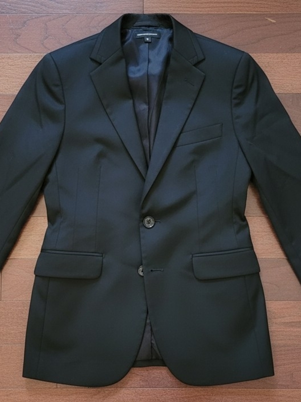 Express Design Studio Women's Black Two-Button Suit Jacket